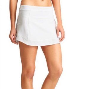 Athleta White Anna Golf Running Skirt